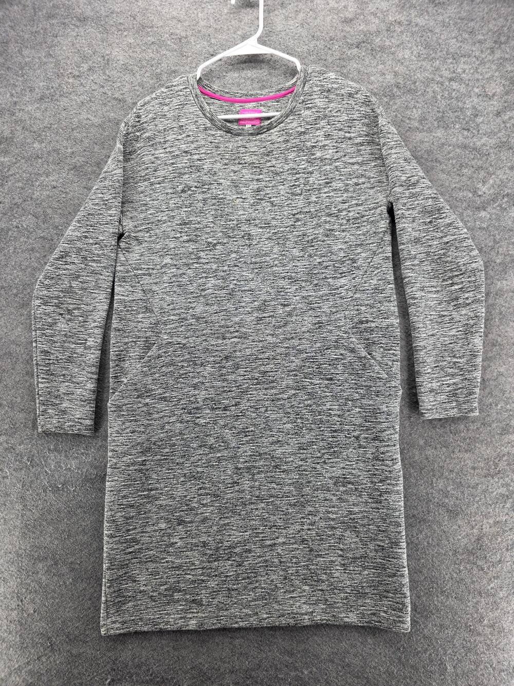 Joules Dress Womens US 6 Gray Pepmarl V Ellie Pullover Long Sleeve Knit Casual